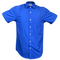 BAMBOO SHORT SLEEVE BUTTON UP TRUE BLUE 2.0 - MENS